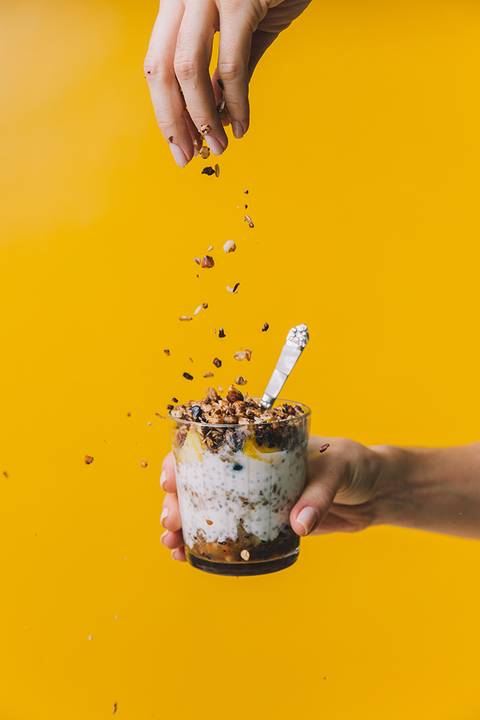 Empório Viver Campinas. Fotos de comida para propaganda em redes sociais.'