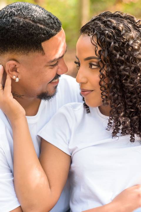 Ensaio de casamento com sentiimento'