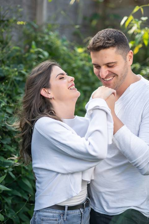 Fotografias do casal sorrindo '