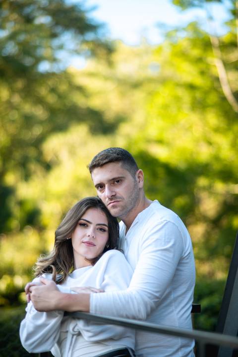 Fotos românticas na cabana sonhadoras'