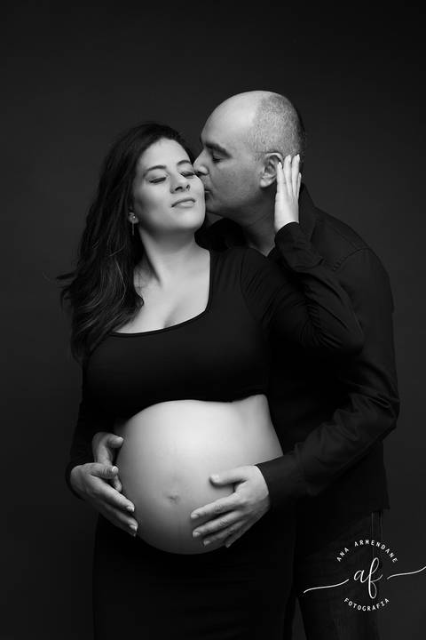 fotos de grávida com marido'