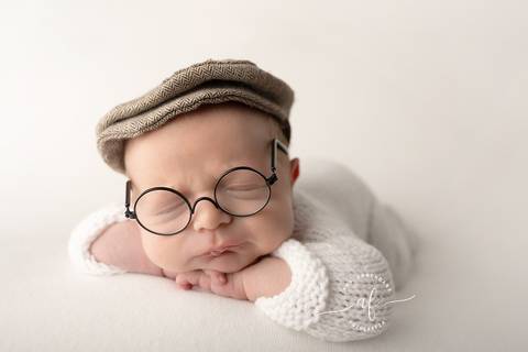 fotos recem nascido de óculos'
