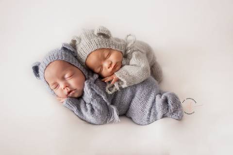 sessão newborn gemeos'