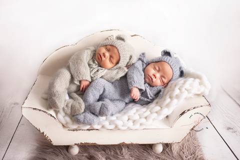 fotografo newborn gemeos no porto'