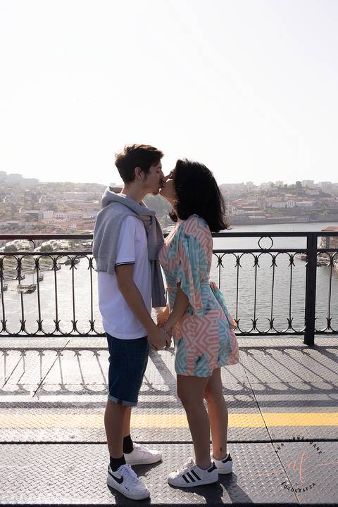 Foto na Ponte Dom Luís
'
