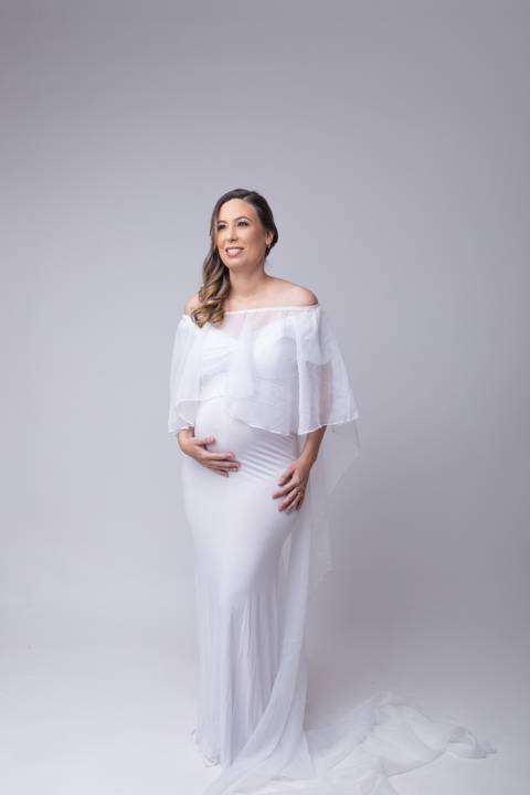 Minimalismo em ensaio gestante Brasília'