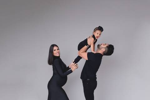 fotografia gestante em águas claras '