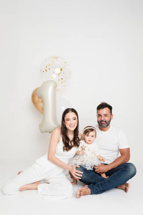 Smash the cake menina'