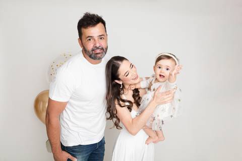 Smash the cake menina'