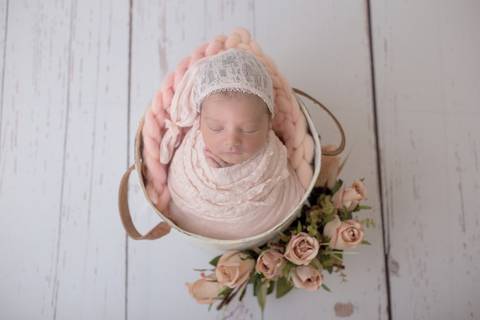 delicadeza do ensaio newborn em Brasília DF'