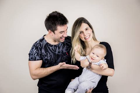 foto família, bebe de seis meses, ensaio acompanhamento Gabi Aine '