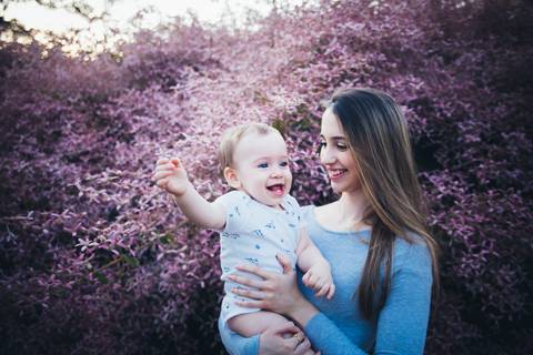 Bebe feliz em ensaio externo Brasilia'