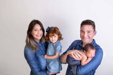 Familia completa Ensaio Newborn Brasilia'