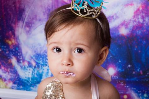 borboleta no smash the cake, tema jardim'