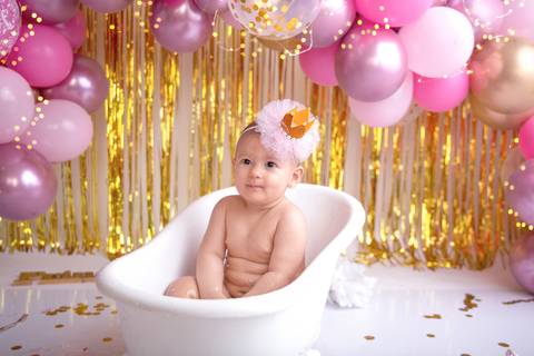 Smah the cake hora do banho tema princesa'