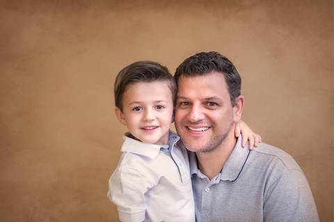 Papai e Filho ensaio Gabi Aine'