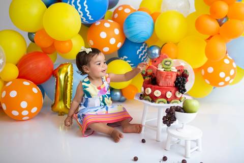 Smash the fruit, ensaio com bolo de fruta Águas Claras DF'