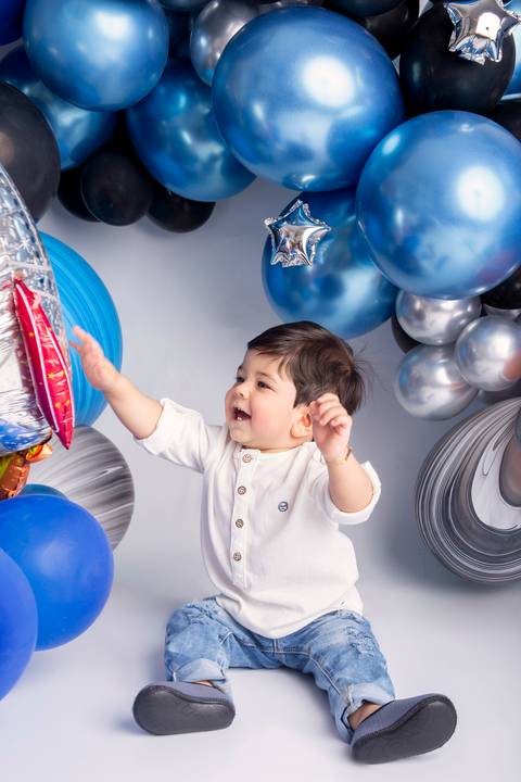 Ensaio Smash The cake austronauta Brasilia DF'