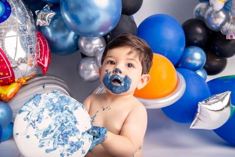 Ensaio com bolo, smash the cake, Brasilia DF'