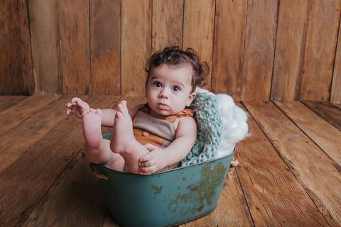 Ensaio bebê 6 meses acompanhamento bebê Brasília DF'