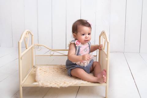 Primeiro ano, ensaio de seis meses clean Brasilia DF'