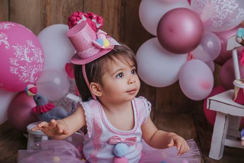 tema circo rosa, smash the cake, Brasilia DF, Gabi Aine'