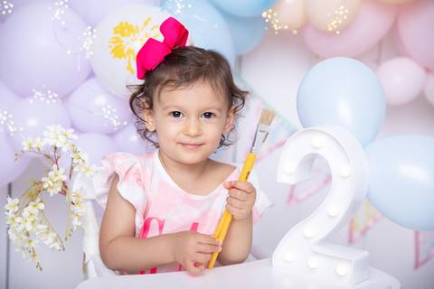 Pintando o sete, ensaio 2 anos, ensaio com tintas, taiday '