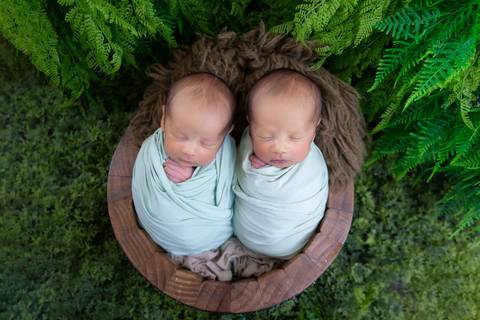 Ensaio em dose dupla em Brasília, Newborn'