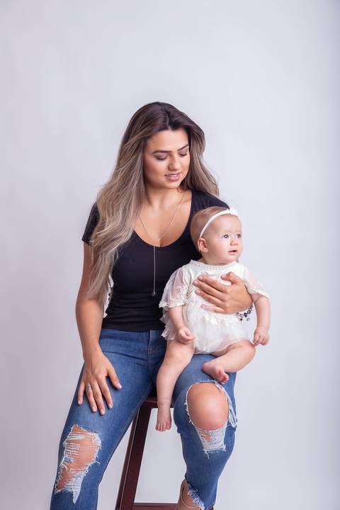 mamãe e filha em ensaio fashionista Ensaio familia DF'
