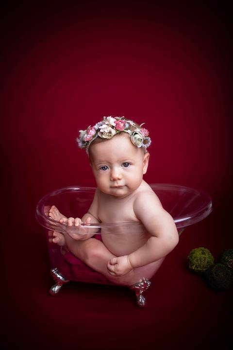 Sou Fashion ensaio bebê menina Ensaio acompanhamento Brasília DF'