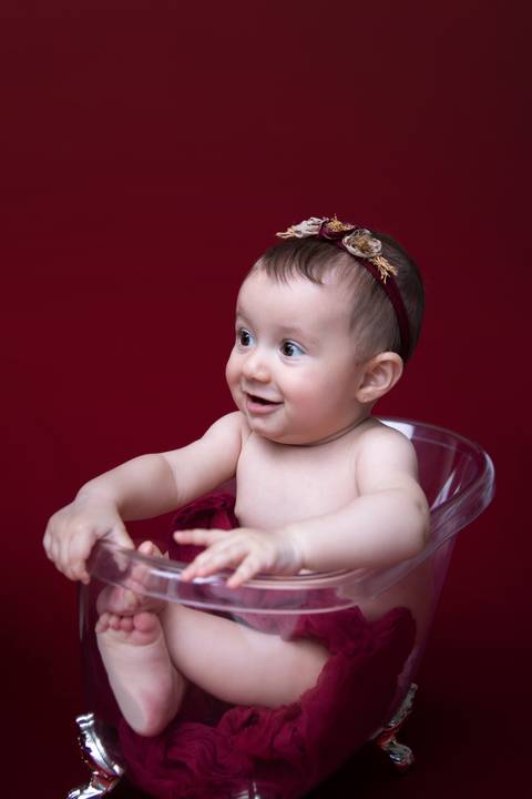 OLha a tia Gabi Aine, acompanhamento book bebê, primeiro ano'