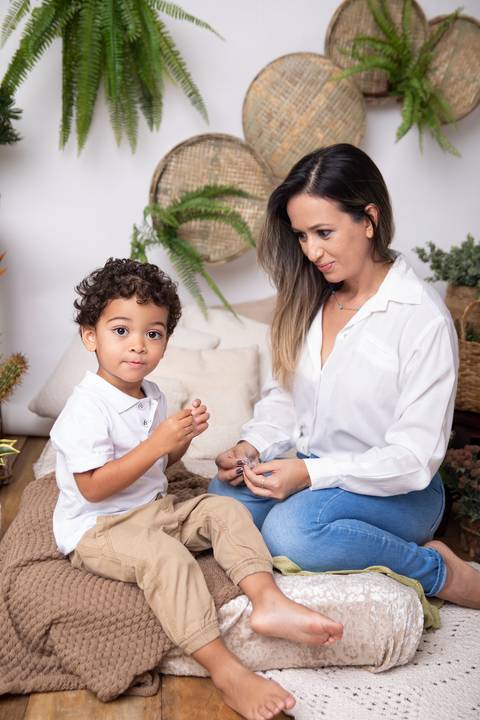 mamãe e eu, ensaio dia das mães, cenário boho, Brasília'
