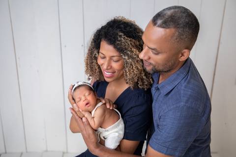 Família Newborn Baby Menina'