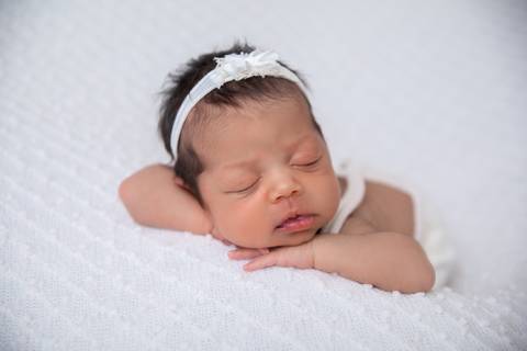 Pose bracinho Newbirn Menina, produção menina'