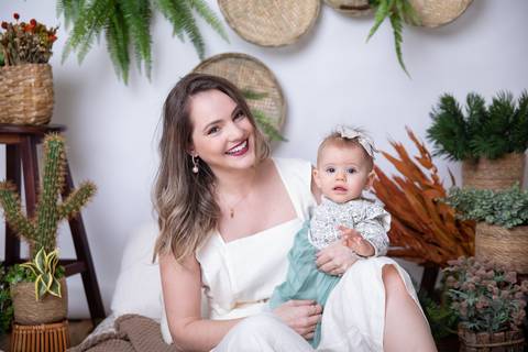 Ensaio dia das mães em 2021, estúdio em Águas Claras'