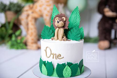 cake smash tema safari'