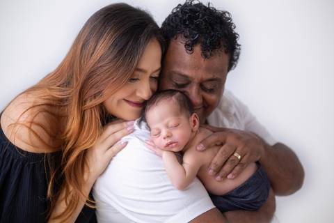 foto em família ensaio newborn em Brasilia '