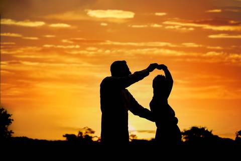 ceu de Brasilia, dança no por do sol, ensaio gestante'