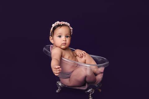 Fotografia de bebê menina 6 Meses'