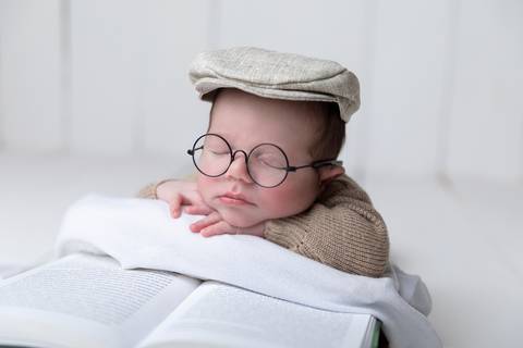 Livros ensaio Newborn Brasília'