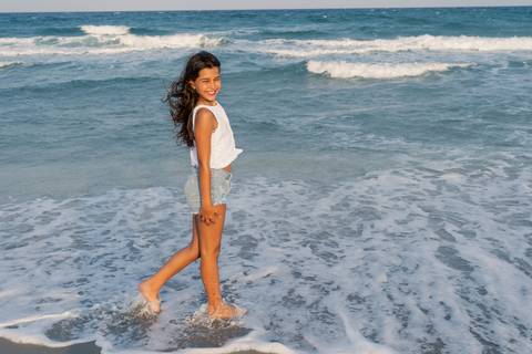 ensaio fotografico no por do sol da florida'