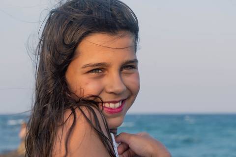 ensaio fotografico no por do sol da florida'