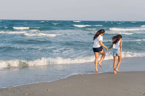 ensaios na praia da florida'