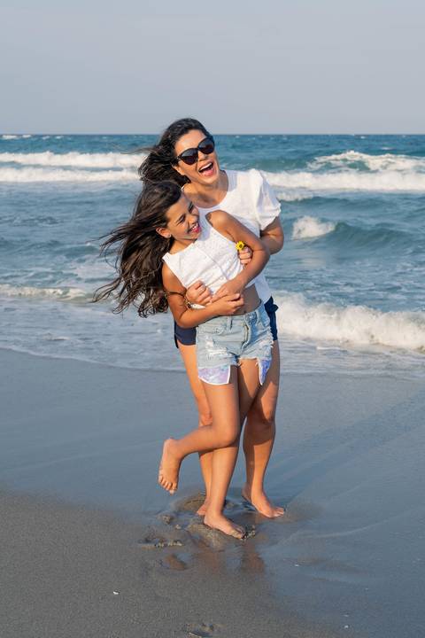 ensaio fotografico no por do sol da florida'