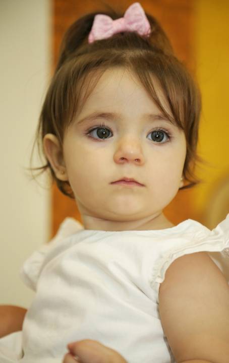 Foto batizado rostinho da criança igreja nossa senhora de fátima - santo andré'