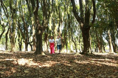 Foto PreWedding ensaio Fotos Casal No Parque Chico Mendes São Caetano do Sul'