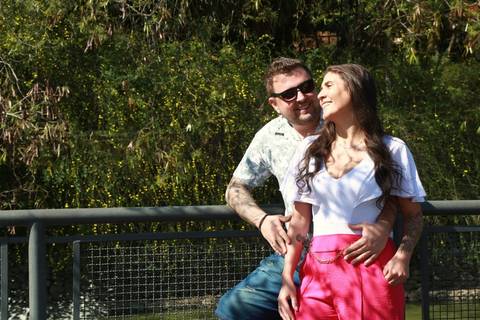 Foto PreWedding ensaio Fotos Casal No Parque Chico Mendes São Caetano do Sul'