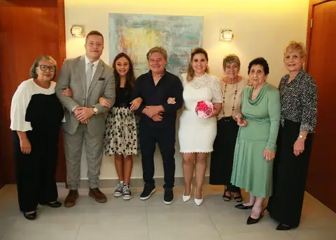 Foto pais padrinhos Casamento Civil São Paulo Jabaquara '