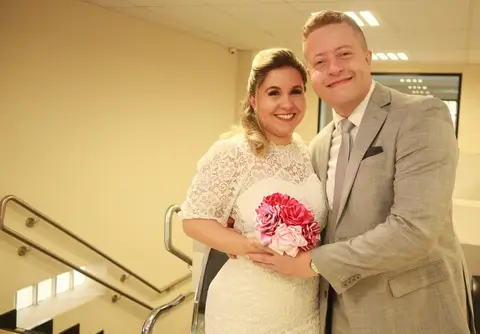 Foto Casal Casamento Civil Cartório Jabaquara São Paulo'