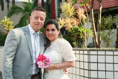 Foto Casal Casamento Civil Cartório Jabaquara São Paulo'